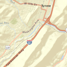 Tyrone Street Map
