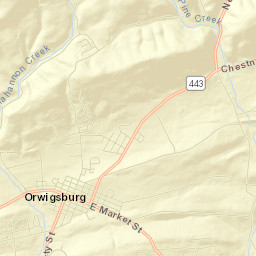 Orwigsburg Street Map