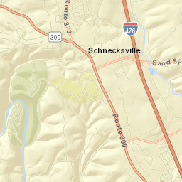 Schnecksville Street Map