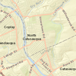 Catasauqua Street Map