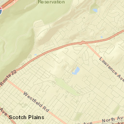 Mountainside Street Map