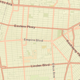 East Flatbush Street Map