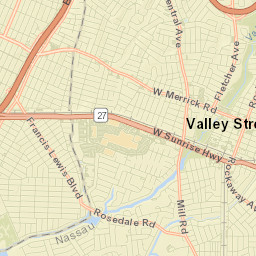 South Valley Stream Street Map