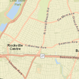 Rockville Centre Street Map