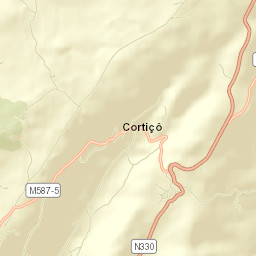 Cortiçô Street Map