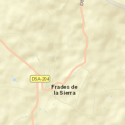 Frades de la Sierra Street Map