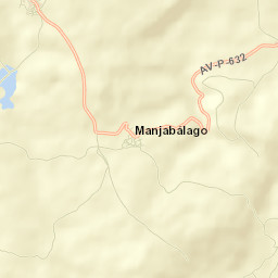 Manjabálago Street Map