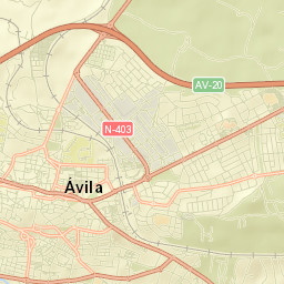 Ávila Street Map