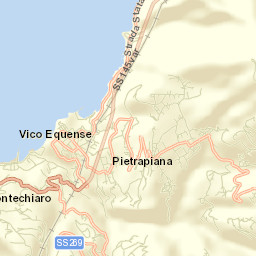 Vico Equense Street Map