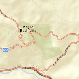 Vaglio Basilicata Street Map