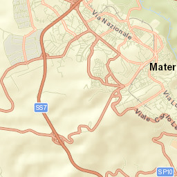 Matera Street Map