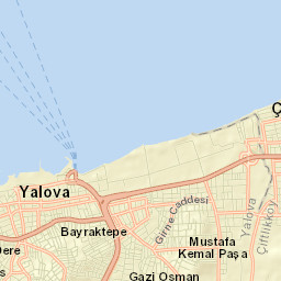 Yalova Street Map