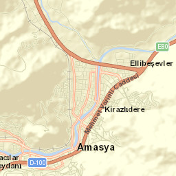 Amasya Street Map