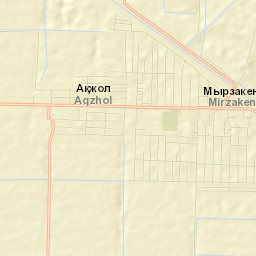 Myrzakent Street Map