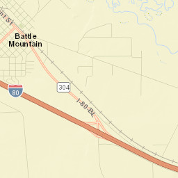 Battle Mountain Street Map