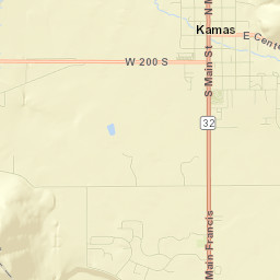Kamas Street Map