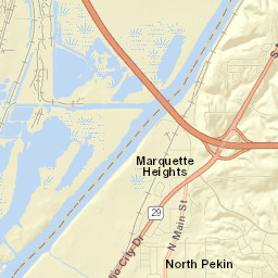 North Pekin Street Map