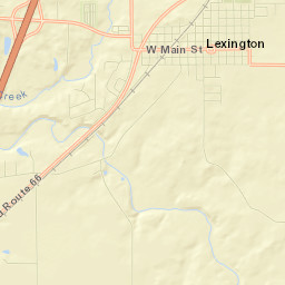 Lexington Street Map