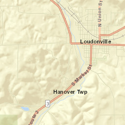 Loudonville Street Map