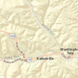Salineville Street Map