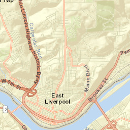 East Liverpool Street Map