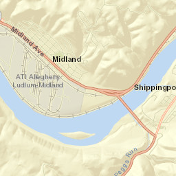Midland Street Map