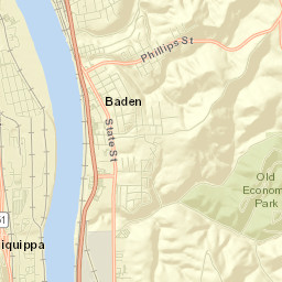 Aliquippa Street Map