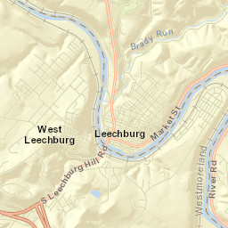West Leechburg Street Map