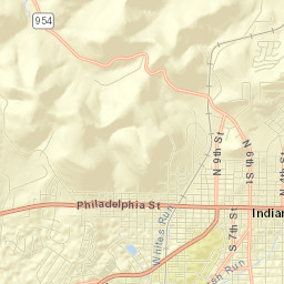 Indiana Street Map