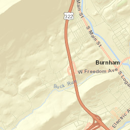 Burnham Street Map