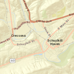 Cressona Street Map