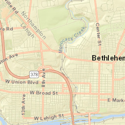 Bethlehem Street Map