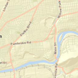 Freemansburg Street Map