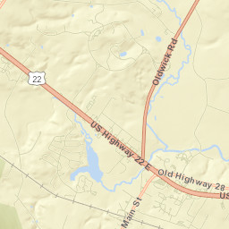 Whitehouse Station Street Map