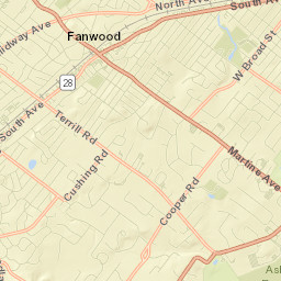 Fanwood Street Map