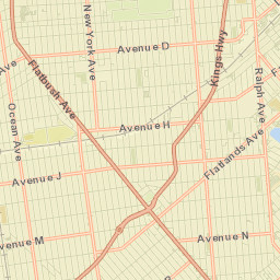 Kings County Street Map