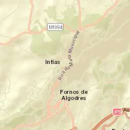Fornos de Algodres Street Map