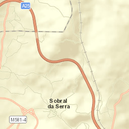 Sobral da Serra Street Map