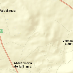 Aldeanueva de la Sierra Street Map