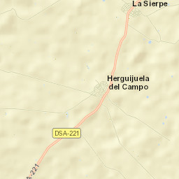 Herguijuela del Campo Street Map