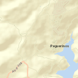 Peguerinos Street Map