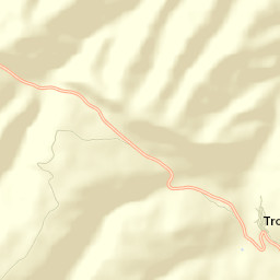 Tronchón Street Map