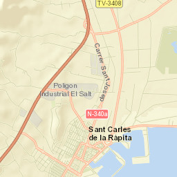 Sant Carles de la Ràpita Street Map