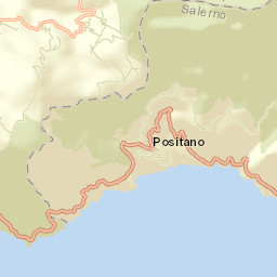 Positano Street Map