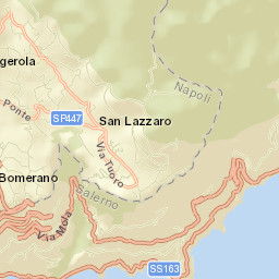 Conca dei Marini Street Map