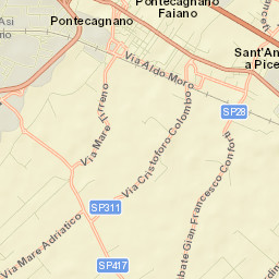 Pontecagnano Street Map