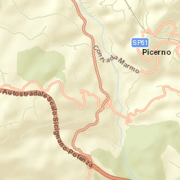 Picerno Street Map