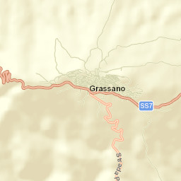 Grassano Street Map