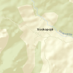 Voskopojë Street Map