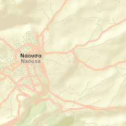 Náousa Street Map